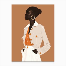 Afro-American Woman 63 Canvas Print