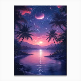 Night In Paradise Canvas Print