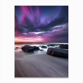 Sunset At The Beach 543 Canvas Print
