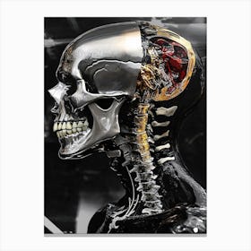 Skeleton Skull Canvas Print