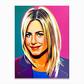 Jennifer Aniston Pop Movies Art Movies Canvas Print