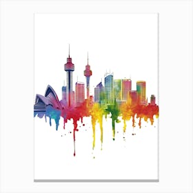 Sydney Skyline 1 Canvas Print