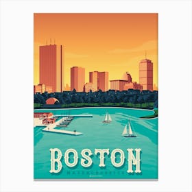 Boston Massachusetts Canvas Print