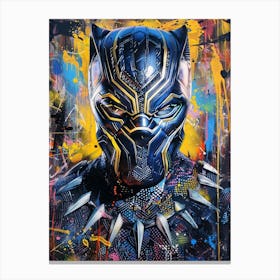 Black Panther 7 Canvas Print