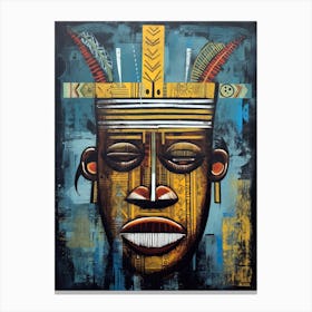 African Mask, Africa Canvas Print