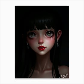 Anime Girl 3 Canvas Print