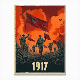 Aihrgdesign A Vintage Wartime Poster From 1917 Featuring Sold 779cacc5 C222 47f1 B3f7 B5be089c780d 3 Canvas Print