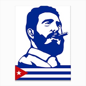 Fidel Castro, Presidente, Cuba, Havana Canvas Print