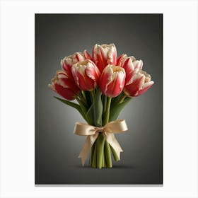 Bouquet Of Tulips Canvas Print