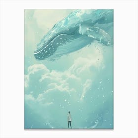 Whale In The Sky 1 Canvas Print