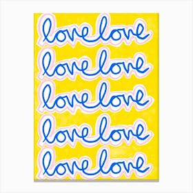 Love Love 1 Canvas Print