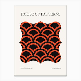 Geometric Pattern Poster 19 Canvas Print