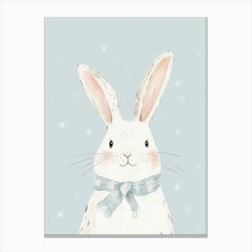 Pastel Nursery Bunny Canvas Print