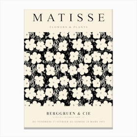 Matisse Flowers And Plants 1 Canvas Print