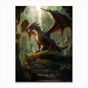 Dragon Lair Realistic 1 Canvas Print