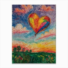 Heart Balloon 7 Canvas Print