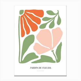 Jardin De Fleurs No 6 Canvas Print