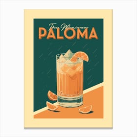 Paloma Cocktail Canvas Print