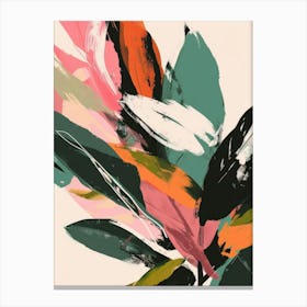 Abstract Leaves Canvas Print 3 Canvas Print