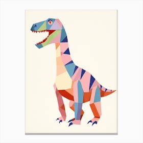 Nursery Dinosaur Art Allosaurus 2 Canvas Print