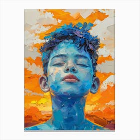 'Blue Boy' 3 Canvas Print