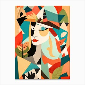 Abstract Woman 2 Canvas Print