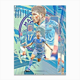 Kevin De Bruyne 4 Canvas Print