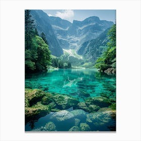 Lake In The Mountains 4 Canvas Print