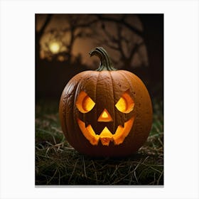 Halloween Pumpkin Canvas Print