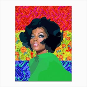 Diana Ross Canvas Print