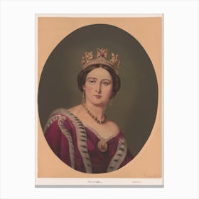 A Young Queen Victoria Canvas Print