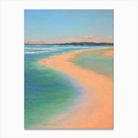 Yarra Bay Beach Australia Monet Style Canvas Print