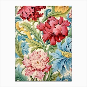 Floral Wallpaper 174 Canvas Print