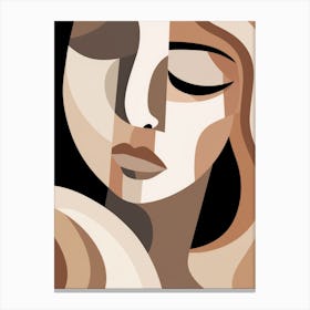 Abstract Of A Woman 14 Canvas Print