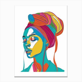 Afro-American Woman 34 Canvas Print