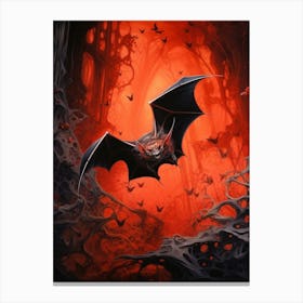 Greater Horseshoe Bat Painting 1 Canvas Print