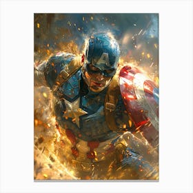 Captain America 28 Canvas Print