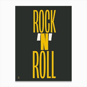Rock N Roll Canvas Print