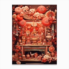 Chinese New Year Decorations 16 Canvas Print