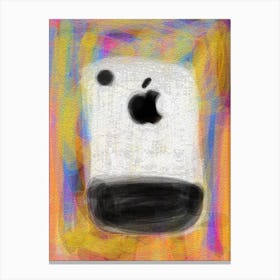 artistic representation apple iphone Canvas Print