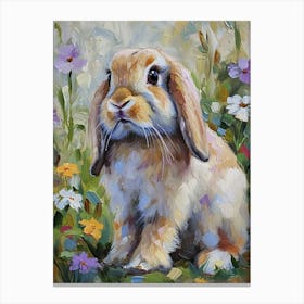 Mini Satan Rabbit Painting 3 Canvas Print