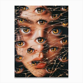 Eyes Of A Woman Canvas Print