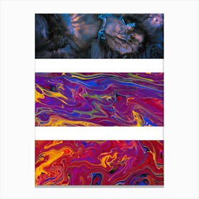 Abstract Painting liquidty Canvas Print