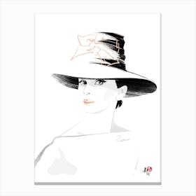 Audrey Hepburn 1 Canvas Print