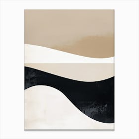 Woven Earth Minimalist Style Canvas Print