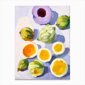 Artichoke Tablescape vegetable Canvas Print