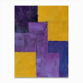 Purple Squares 12 Canvas Print