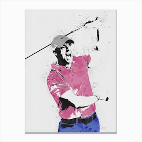 Rory Mcilroy Canvas Print