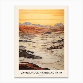 Vatnajkull National Park Iceland 1 Poster Canvas Print