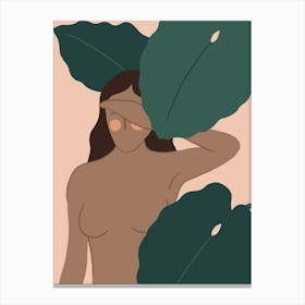 Jungle Girl 1 Canvas Print